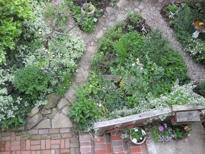 front garden view from above