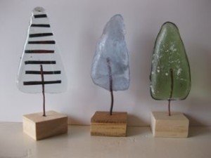 jennifer worden recycled glass trees